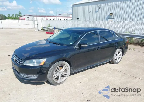 2014 Volkswagen Passat 2.0L Tdi Se из США, поврежденный, VIN 1VWBN7A30EC082729